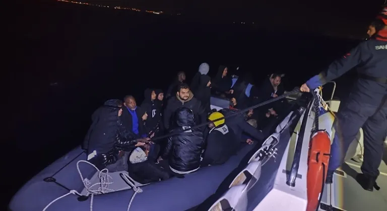 DİDİM'DE 31 GÖÇMEN KURTARILDI