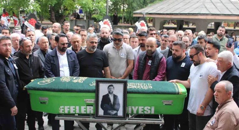 GAZETECİ ERMAN ÇETİN TOPRAĞA VERİLDİ
