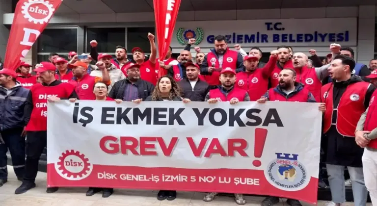 GAZİEMİR'DE GREV İÇİN OYLAMA