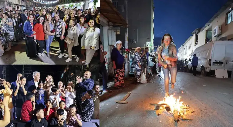 KONAK'TA BAŞKAN MUTLU DA ATEŞİN ÜSTÜNDEN ATLADI