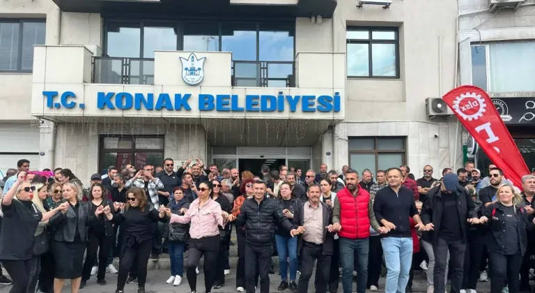 KONAK'TA GREVE SAATLER KALDI !