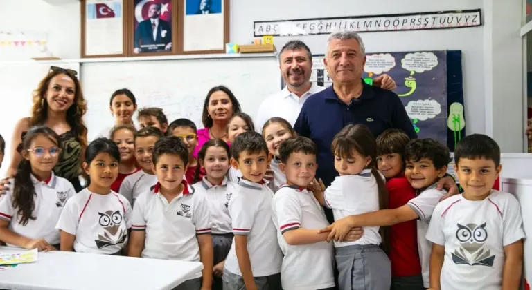 ÖĞRENCİLER BAŞKAN GÜNAY'I ZİYARET ETTİ